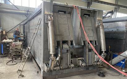 Iraq customer's 6m3 Diesel Oil Bitumen Melter Machine